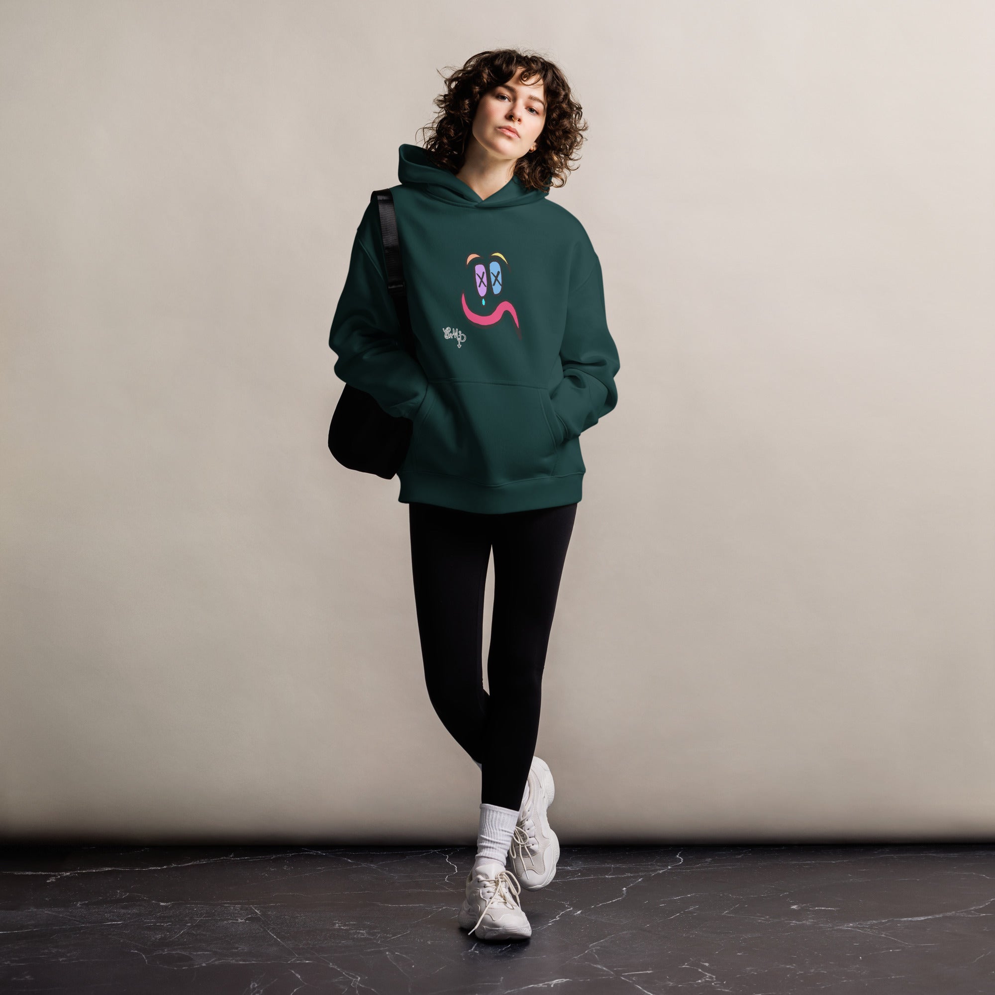 まき◡̈COGTHEBIGSMOKE|WIDE SWEAT HOODY Motorbike Hoodie Regular Fit, unisex - Kyle Don't Die
